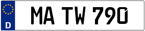 Truck License Plate